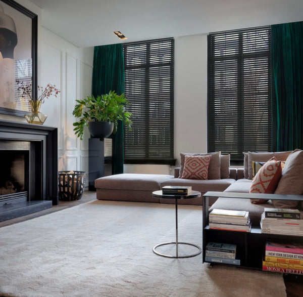 Corded PVC Faux Wood Blinds: Moisture-resistant and durable, perfect for kitchens and bathrooms